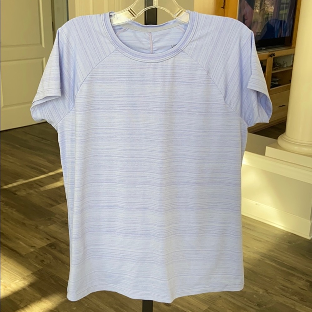 Athleta Girl size XXL (16) periwinkle blue t-shirt
